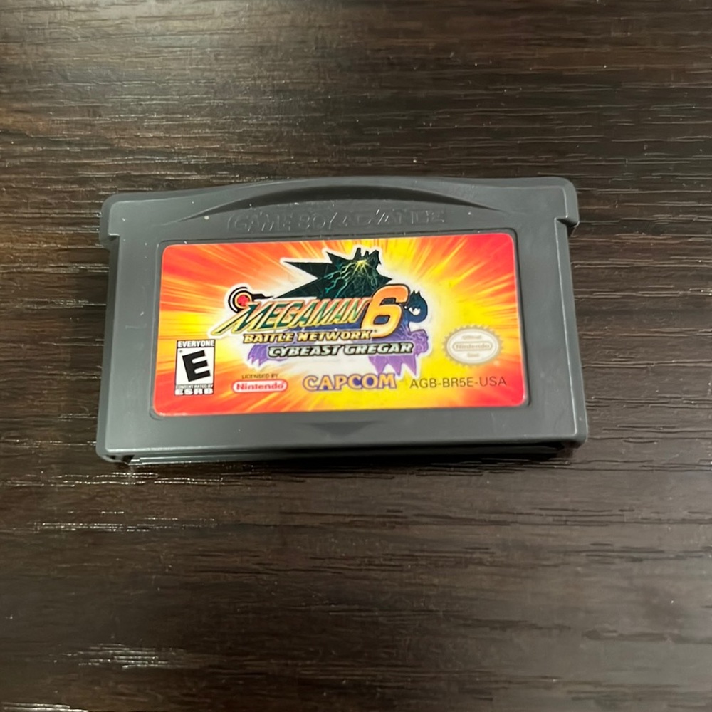 Megaman Battle Network 6 Cybeast Gregar for Gameboy Advance GBA